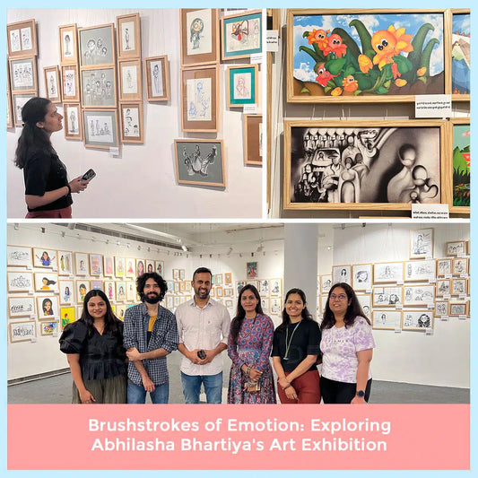 Brushstrokes of Emotion: Exploring Abhilasha Bhartiya’s Art Exhibition