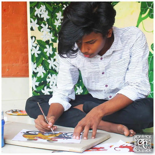 Meet Anujath: A child prodigy is working towards supporting younger artists. His painting will leave you in awe!