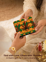Card Holder Wallet | Sacred Leaves