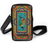 Girls Phone Bag | Tradition in Motion ( Modern Madhubani )