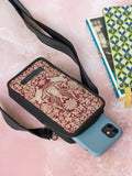 Girls Phone Bag | Modern damask-Year of the Rabbit