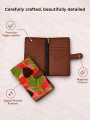 Travel Pouch Wallet | Tropical Contrast