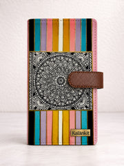 Passport Cover Wallet | Mandala Frame