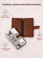 Passport Cover Wallet | Sunflower power
