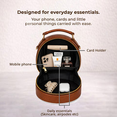 Round Sling Bag | Crowned in Confidence