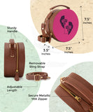 Vegan Leather Sling Bag | Faces That Echo