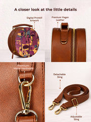 Vegan Leather Sling Bag | Memories in Disguise