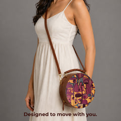 Vegan Leather Sling Bag | Memories in Disguise