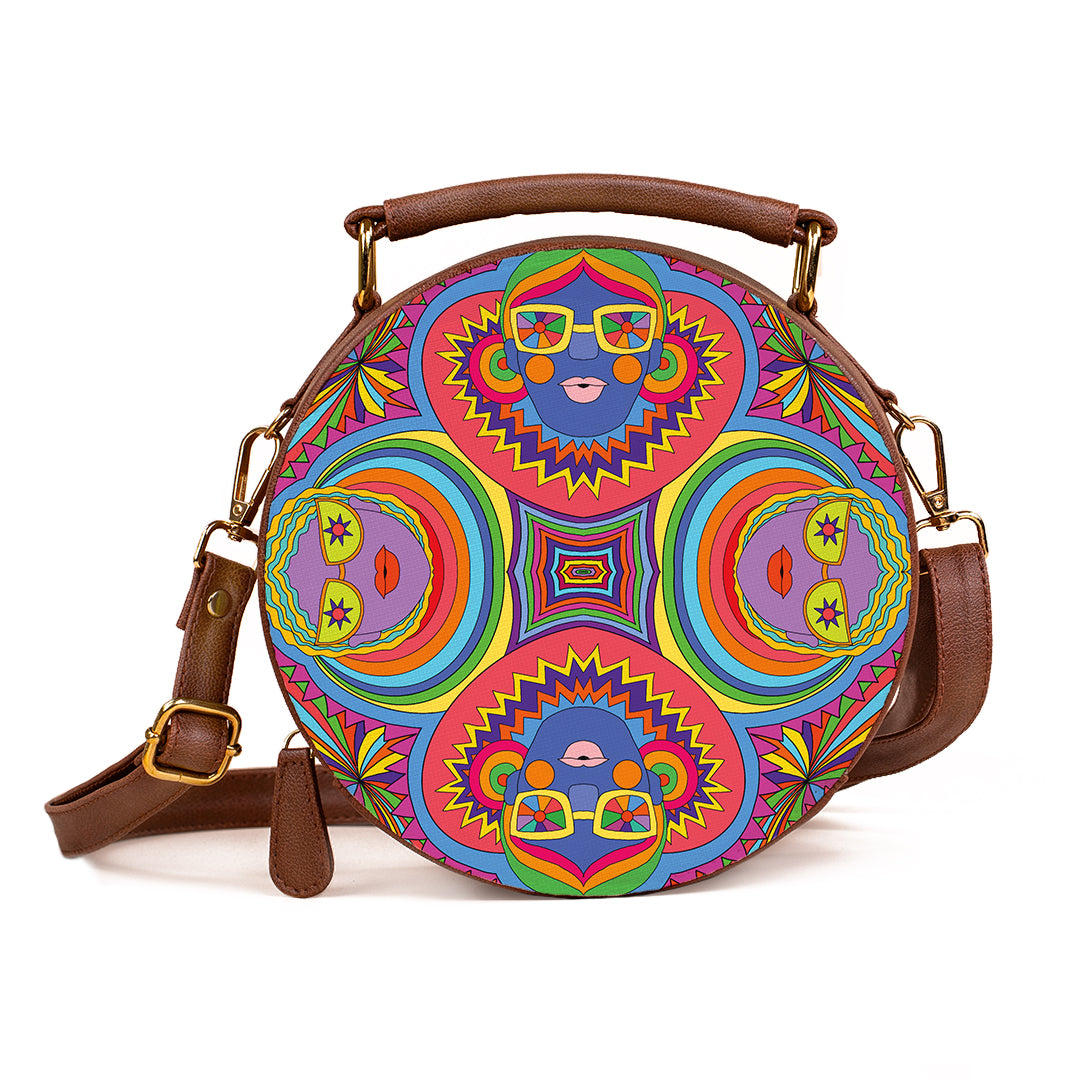 Buy Stylish Women's Round Box Sling Bag People Shop at Best Price