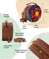 Vegan Leather Sling Bag | Split Thoughts