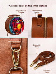 Vegan Leather Sling Bag | Split Thoughts