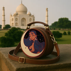 Round Sling Bag | Moon Child