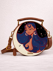 Round Sling Bag | Moon Child