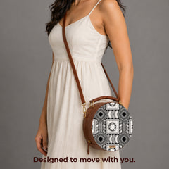 Vegan Leather Sling Bag | Rhythm of life