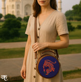 Compact Sling Bag | I Aroar You - Blue