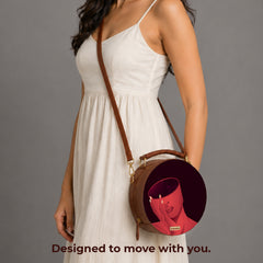 Vegan Leather Sling Bag | Million thoughts