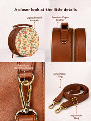 Leather Sling Bag | Autumn hues