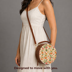 Leather Sling Bag | Autumn hues
