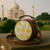 Vegan Leather Sling Bag | Chrysanthemum Garden