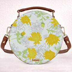Vegan Leather Sling Bag | Chrysanthemum Garden