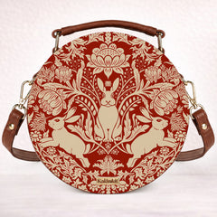 Small Sling Bag | Modern damask-Year of the Rabbit