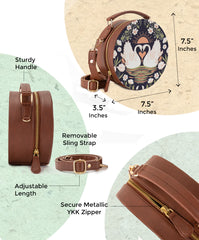 Mini Crossbody Bag | Lovebirds on the lake