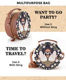 Mini Crossbody Bag | Lovebirds on the lake
