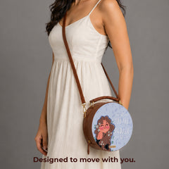 Vegan Leather Sling Bag | You are enough!