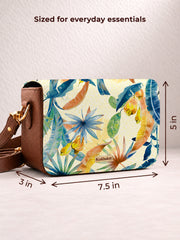 Vegan Leather Sling Bag | Nature by Perspective