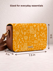 Vegan Leather Sling Bag | Curious Bloom