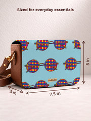 Vegan Leather Sling Bag | Groovy Glare