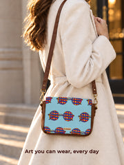 Vegan Leather Sling Bag | Groovy Glare
