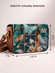 Leather Sling Bag | Night Magic
