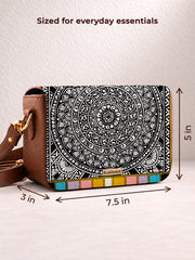 Small Sling Bag | Mandala Frame