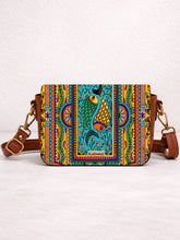 Rectangle Sling Bag | Tradition in Motion ( Modern Madhubani )