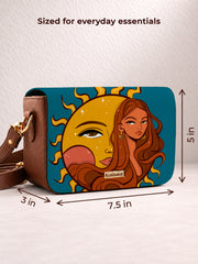 Leather Sling Bag | The Child of Sun