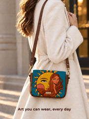 Leather Sling Bag | The Child of Sun