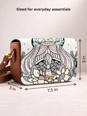Rectangle Sling Bag | Sunflower power