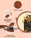 Circle Crossbody Bag | Sunflowers & Cigars