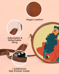 Round Sling Bag | The Watcher Within