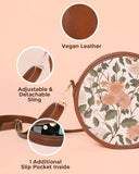 Compact Crossbody Bag | Petal Echoes