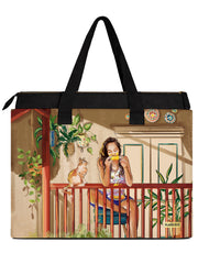 structured tote bag | Mango Summers
