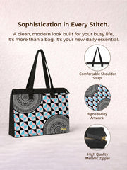 professional tote bag | Geometric Grace