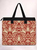 office tote bag | Modern damask-Year of the Rabbit