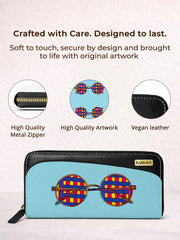 zipper wallet | Groovy Glare