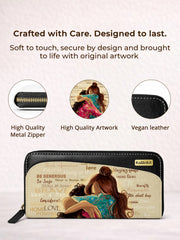 zipper wallet | We Shall Hug Again