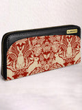 long wallet | Modern damask-Year of the Rabbit