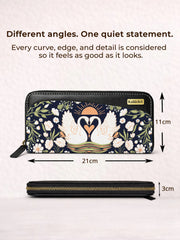 long wallet | Lovebirds on the lake