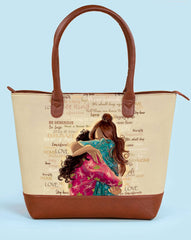 Structured Tote Bag | We Shall Hug Again