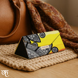 Set of 2 Trifold Sunglass Cases with Resin Bhai and Bhabi Rakhi & Roli - Chawal | Raksha Bandhan Gifts